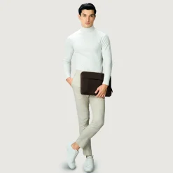 The Baxter Vintage Brown Leather Laptop Sleeve