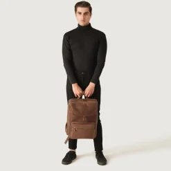 The Bedford Vintage Tan Leather Backpack