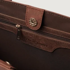 The Bianca Vintage Distressed Brown Leather Tote Bag
