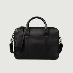 The Captain Black Leather Briefcase