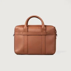 The Captain Brown Leather Briefcase
