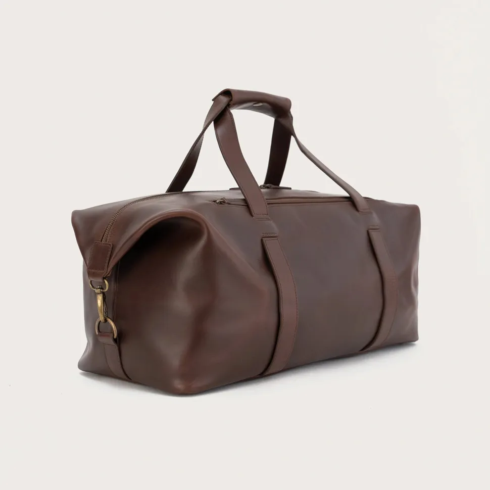 The Dale Vintage Brown Leather Duffle Bag