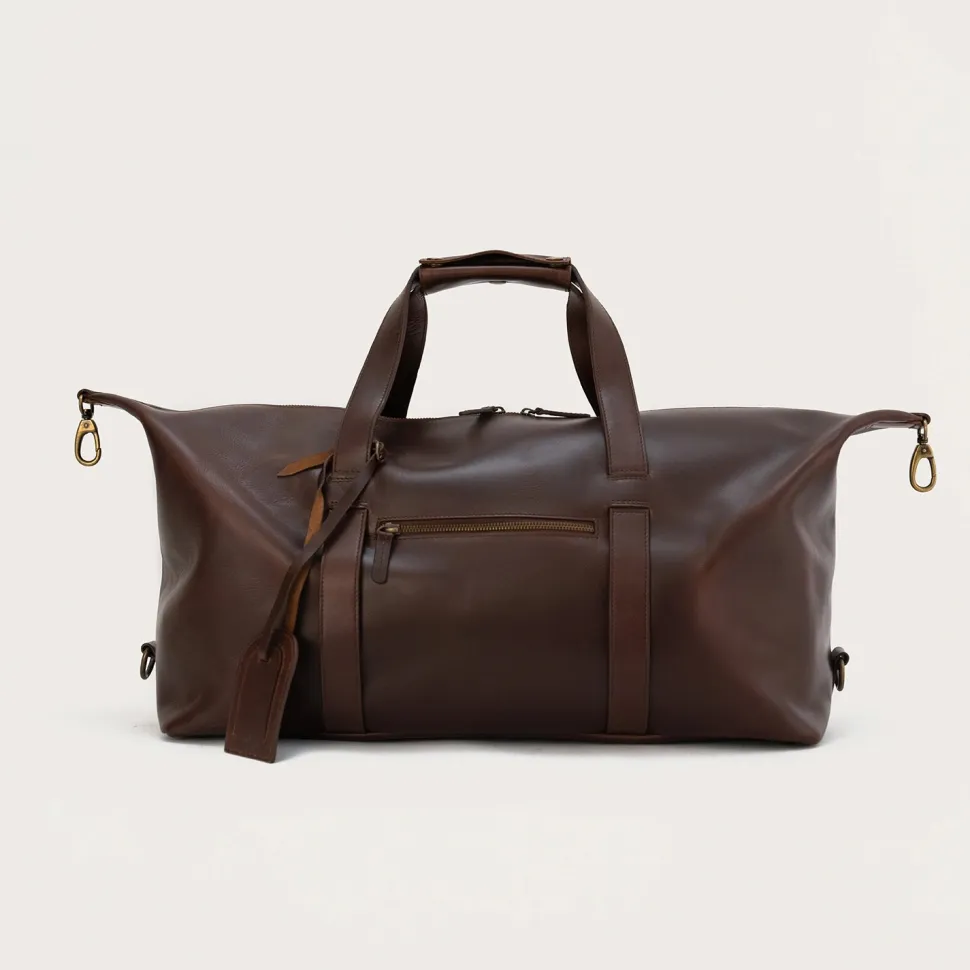 The Dale Vintage Brown Leather Duffle Bag