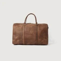 The Darrio Vintage Tan Brown Leather Duffle Bag
