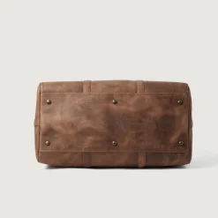 The Darrio Vintage Tan Brown Leather Duffle Bag