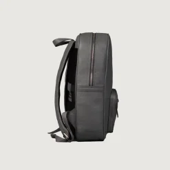 The Philos Grey Leather Backpack