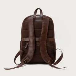 The Philos Vintage Brown Leather Backpack
