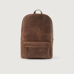The Philos Vintage Tan Leather Backpack