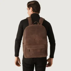 The Philos Vintage Tan Leather Backpack