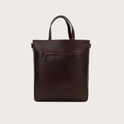The Poet Vintage Brown Leather Tote Bag