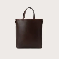 The Poet Vintage Brown Leather Tote Bag
