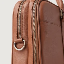 The Preston Brown Leather Briefcase