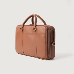 The Preston Brown Leather Briefcase