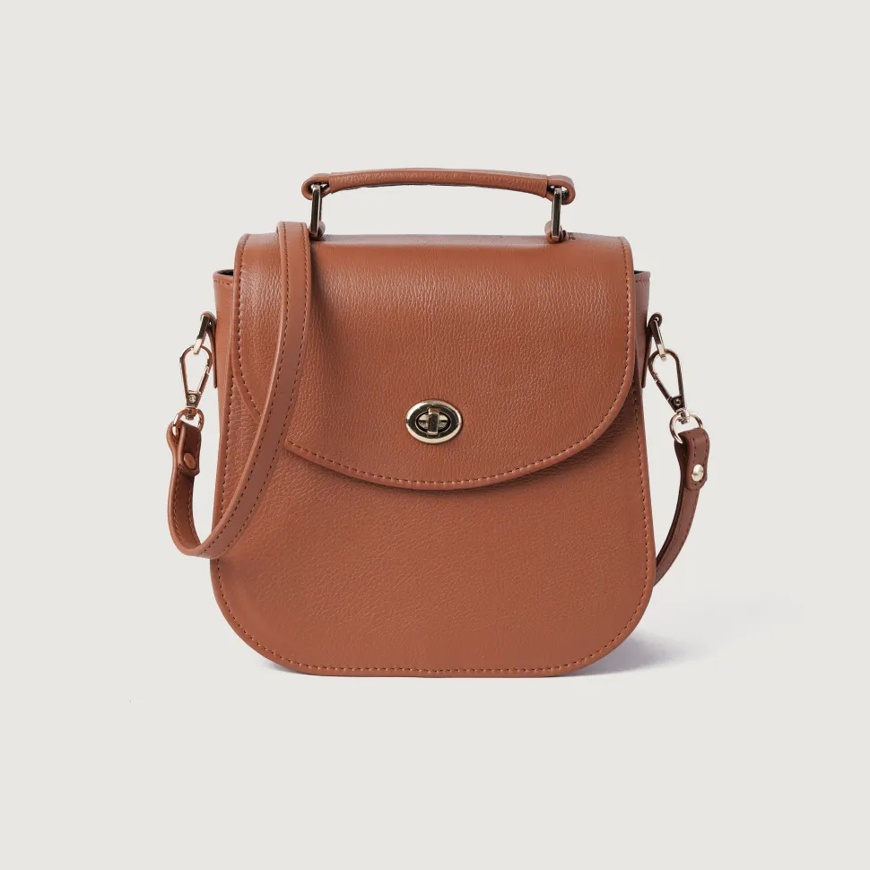 The Sandra Brown Leather Saddle Bag