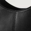 The Stefani Black Leather Hobo Bag