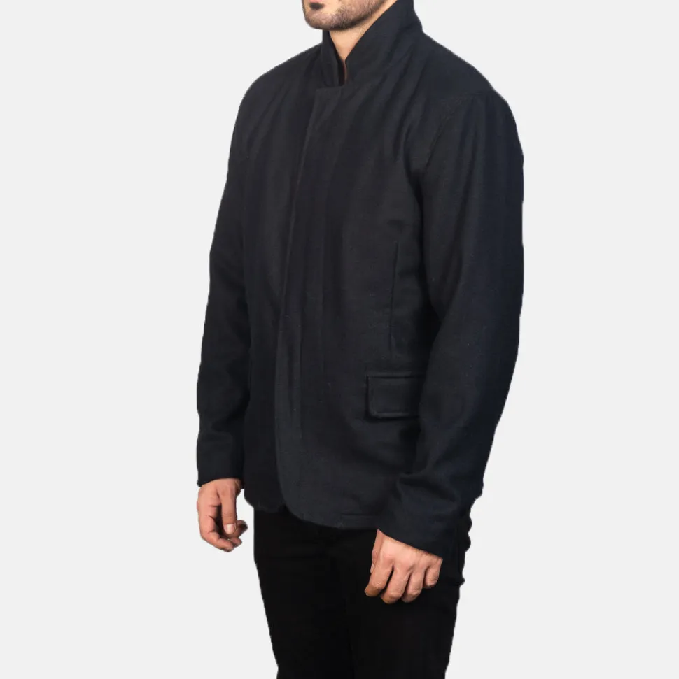Thomas Black Wool Jacket