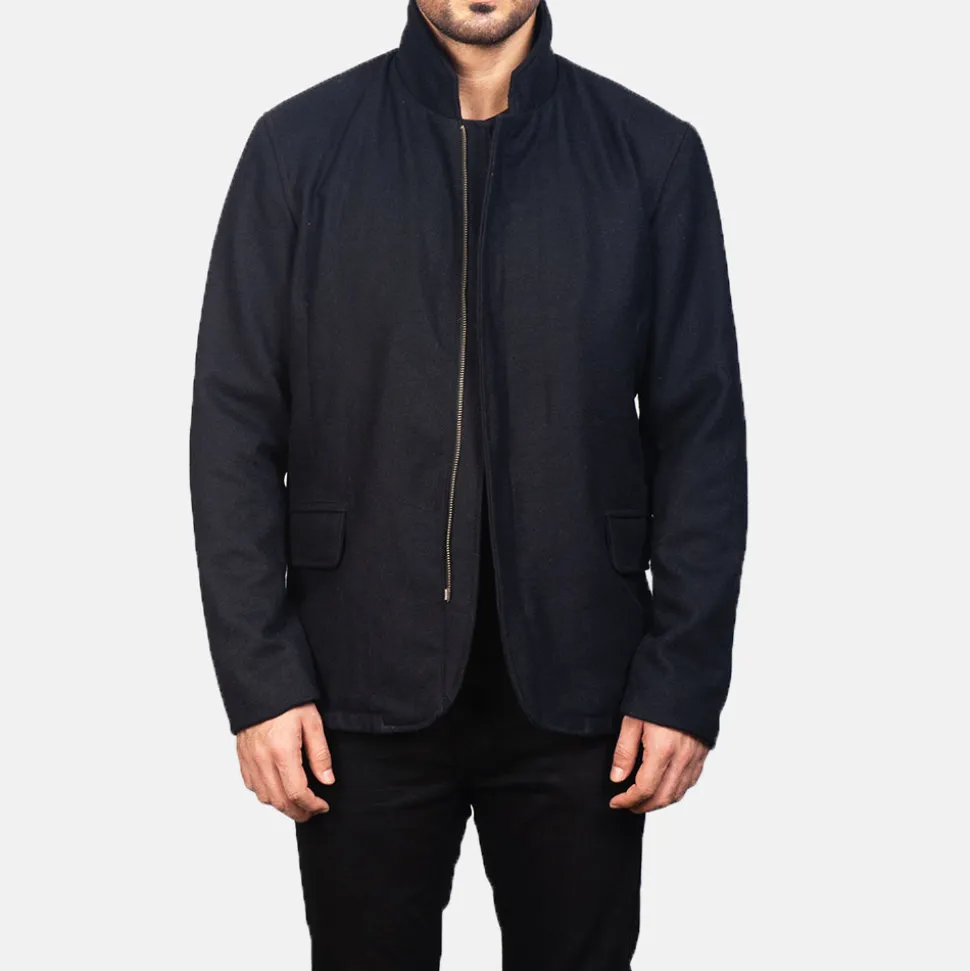 Thomas Black Wool Jacket