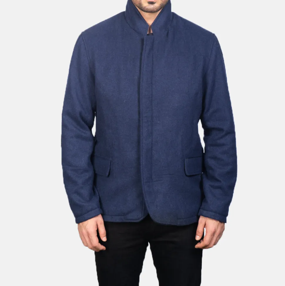 Thomas Blue Wool Jacket