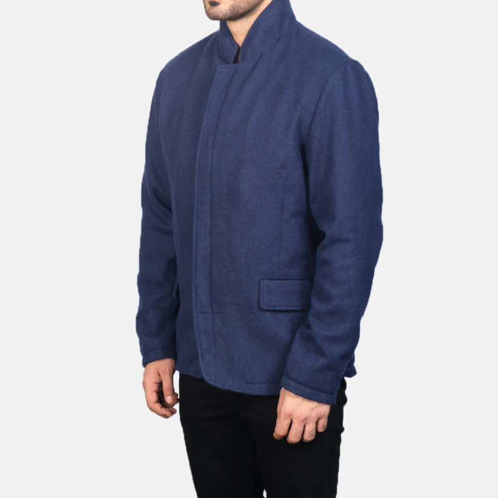 Thomas Blue Wool Jacket
