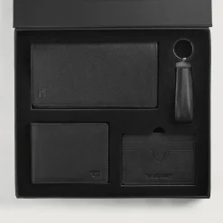 Timeless Taylen Black Leather Gift Set
