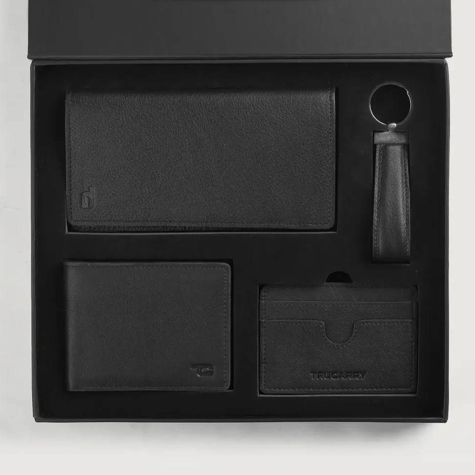 Timeless Taylen Black Leather Gift Set