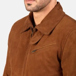 Tomchi Tan Suede Leather Jacket