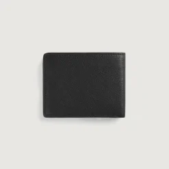 Voren Black Leather Bi-fold Wallet