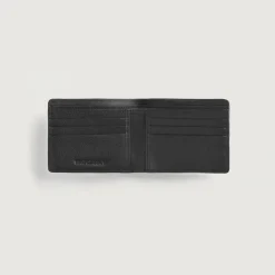 Voren Black Leather Bi-fold Wallet