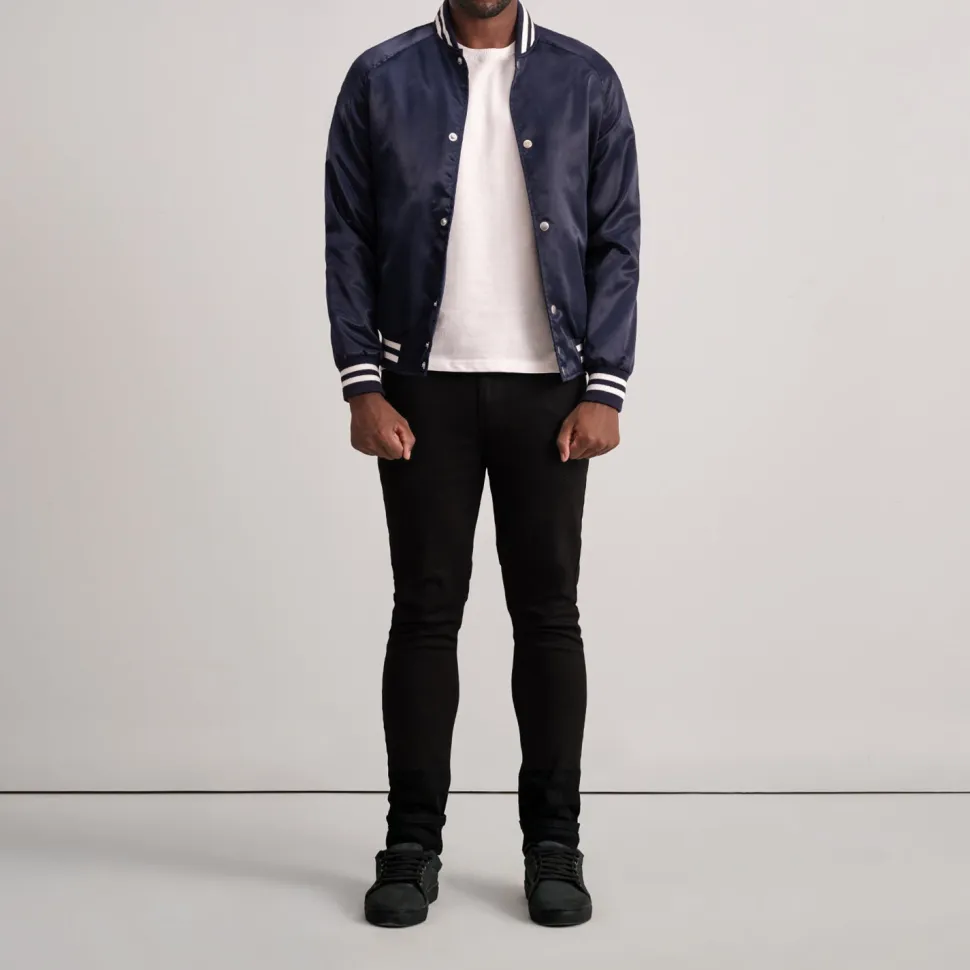 Xander Blue Varsity Jacket