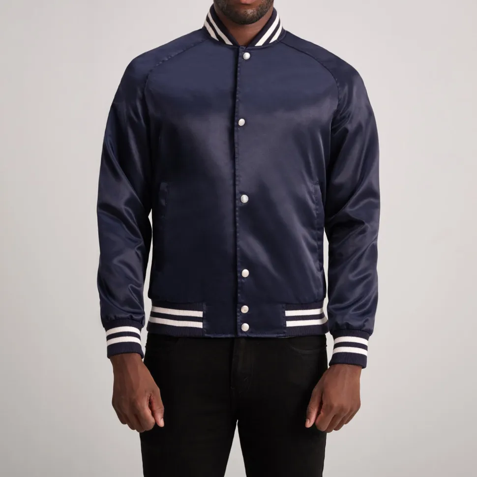 Xander Blue Varsity Jacket