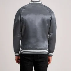 Xander Grey Varsity Jacket
