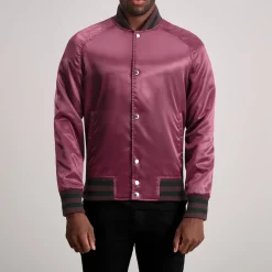 Xander Maroon Varsity Jacket