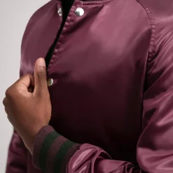 Xander Maroon Varsity Jacket